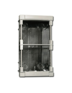 CAJA EMPOT.+ SOP. P/2 MODULOS