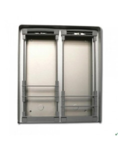 CAJA DE SUPERF.CON VISERA Y SOPORTE PARA 6 MOD. (3+3 HORIZ.)