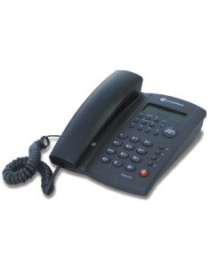 Teléfono con Manos Libres e Identificación de llamante. 40 memorias, calculadora, música en espera, despertador horario, etc. S