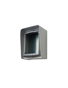 CAJA SUPERFICIE + VISERA PARA 1 MODULO PROFILO. 152x118mm