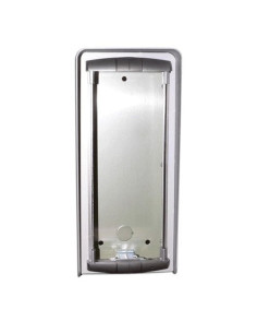 CAJA SUPERFICIE + VISERA PARA 2 MODULOS PROFILO. 264 x118 mm