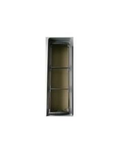 CAJA SUPERFICIE + VISERA PARA 3 MODULOS PROFILO. 375 x 118 m