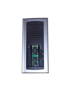 PLACA SUPERFICIE PARA SISTEMA PORTERO 1+1, SIN PULSADORES NI TAPAS (MAXIMO 4 EN TOTAL)