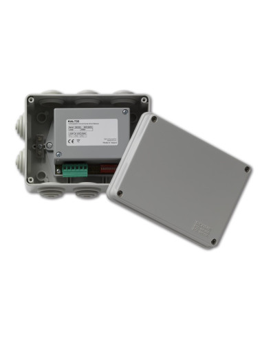 Módulo de control de salida con 1 relé libre de tensión NA/C/NC 1,2A 24Vcc. Ocupa 1 dirección en el lazo, precisa 24 Vcc (máx. 