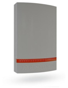 FRONTAL GRIS PARA SIRENAS EXTERIORES JABLOTRON. FOCO ROJO