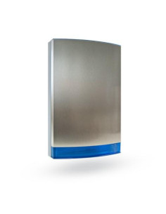 FRONTAL EN ACERO F.AZUL SIRENAS EXTERIORES JABLOTRON