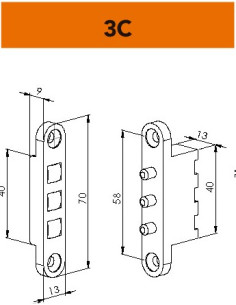 PASACORRIENTES 3 CONTACTOS 2