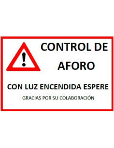 CARTEL DE AVISO AFORO...
