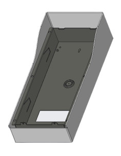 Caja superficie con visera...