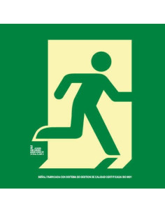 SEÑAL SALIDA EVACUACION...