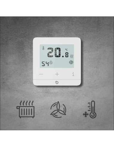 Termostato bus, color blanco, con...